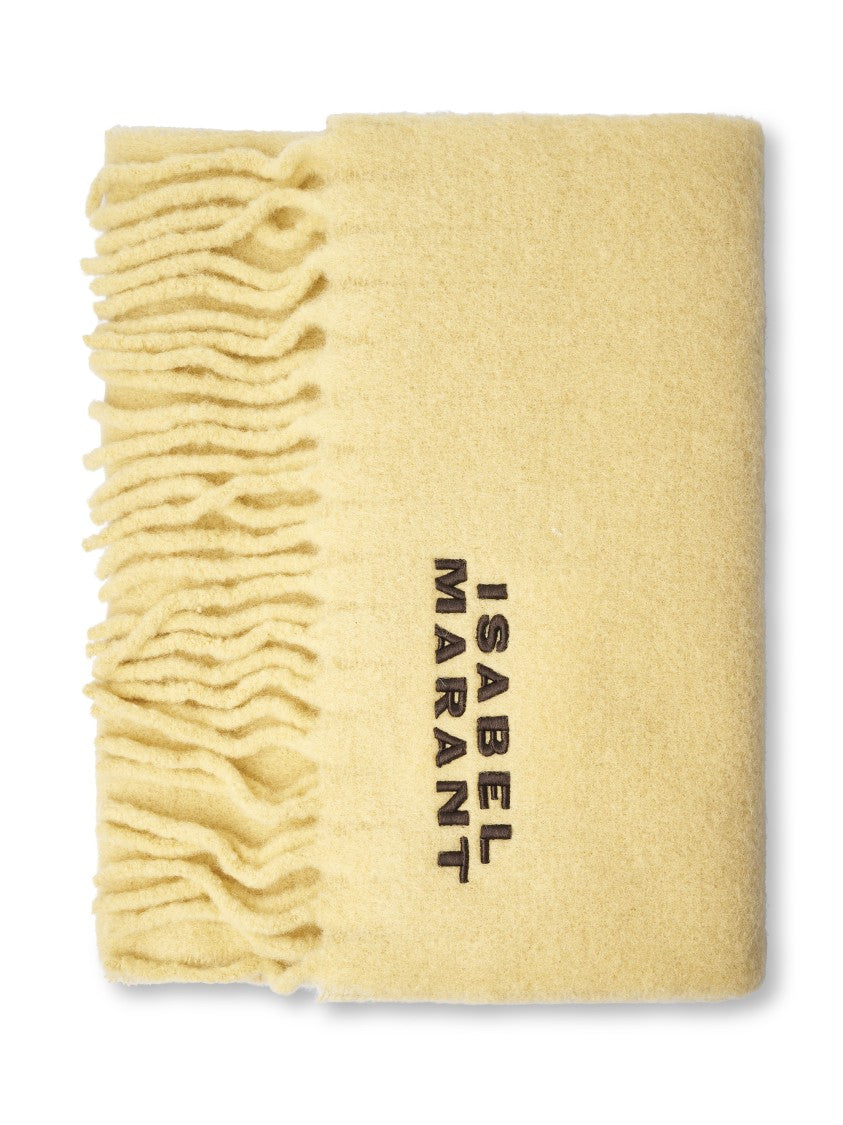 Isabel Marant Firny-Gz Plush Fringed Scarf