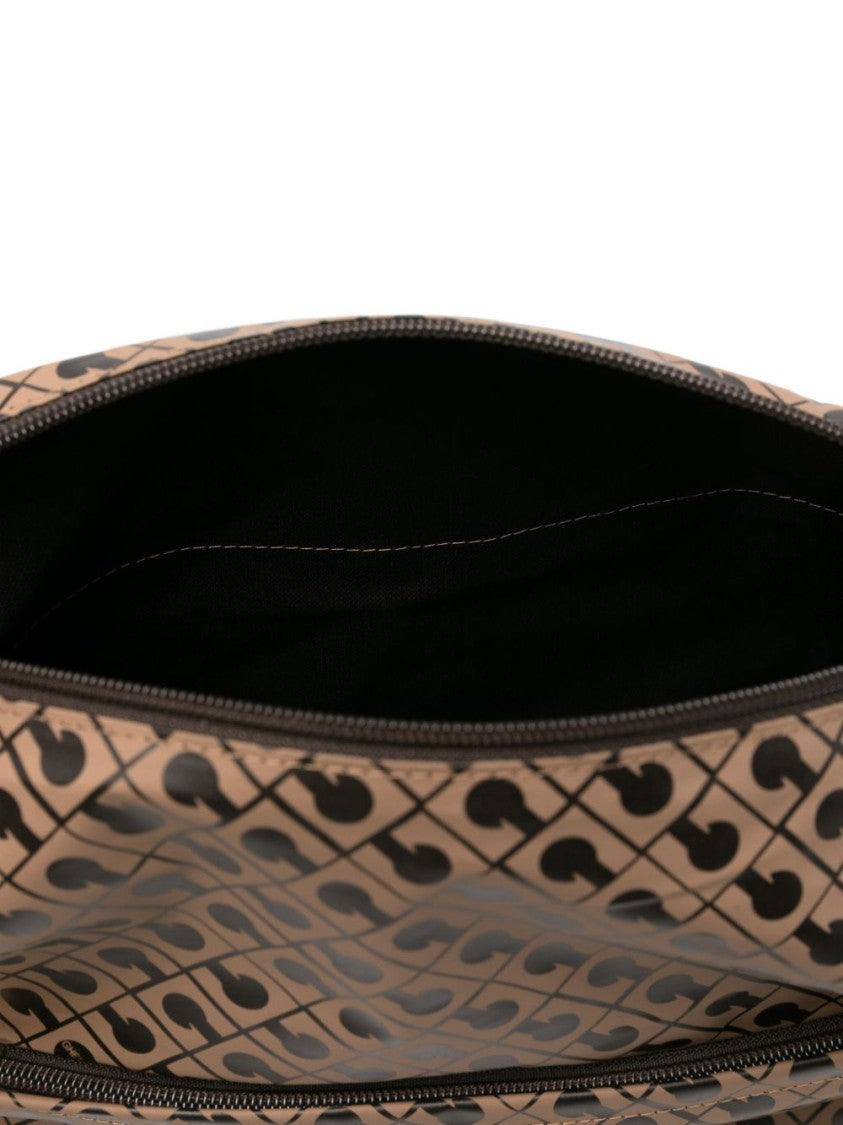 Gherardini Geometric Pattern Shoulder Bag With Adjustable Strap