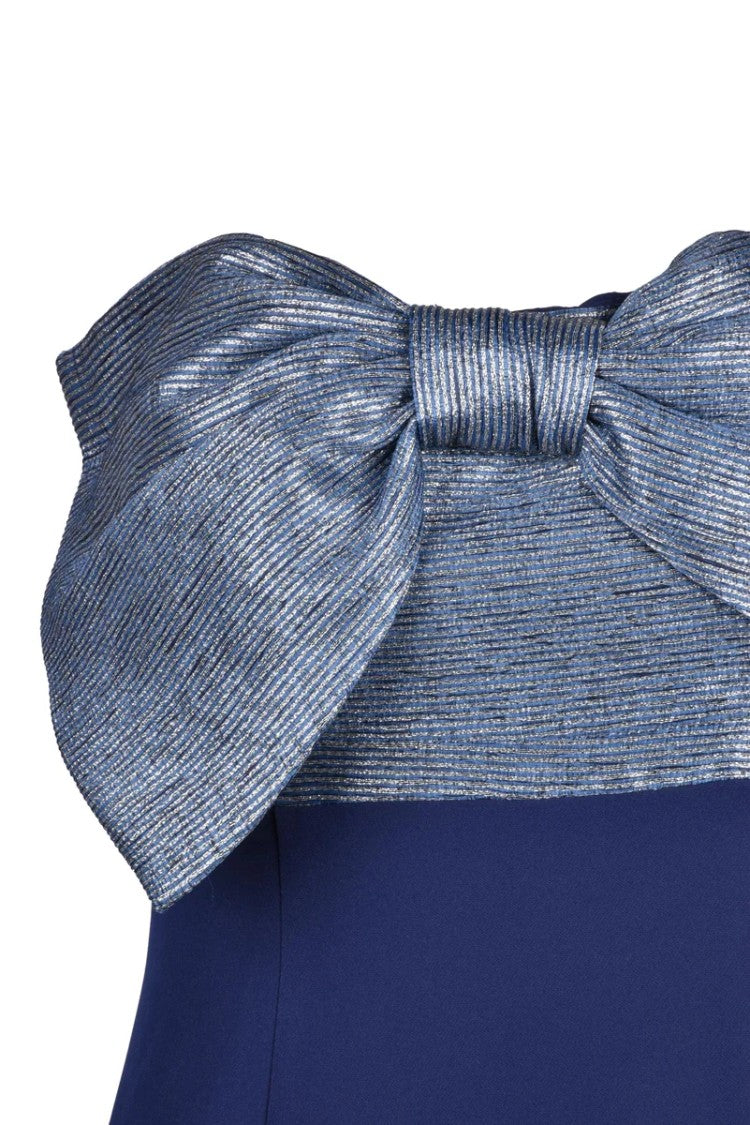 Carla Ruiz Longuette Sheath Dress - Blue