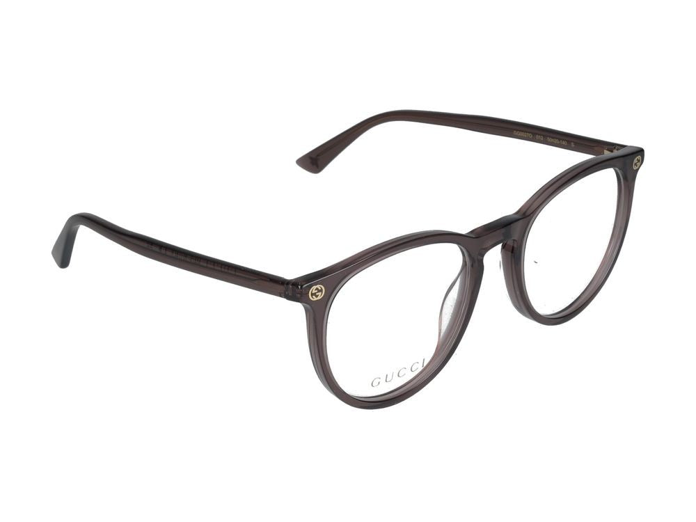 Gucci Eyeglasses Gg0027o 012 Brown Brown Transpare 50/20/140