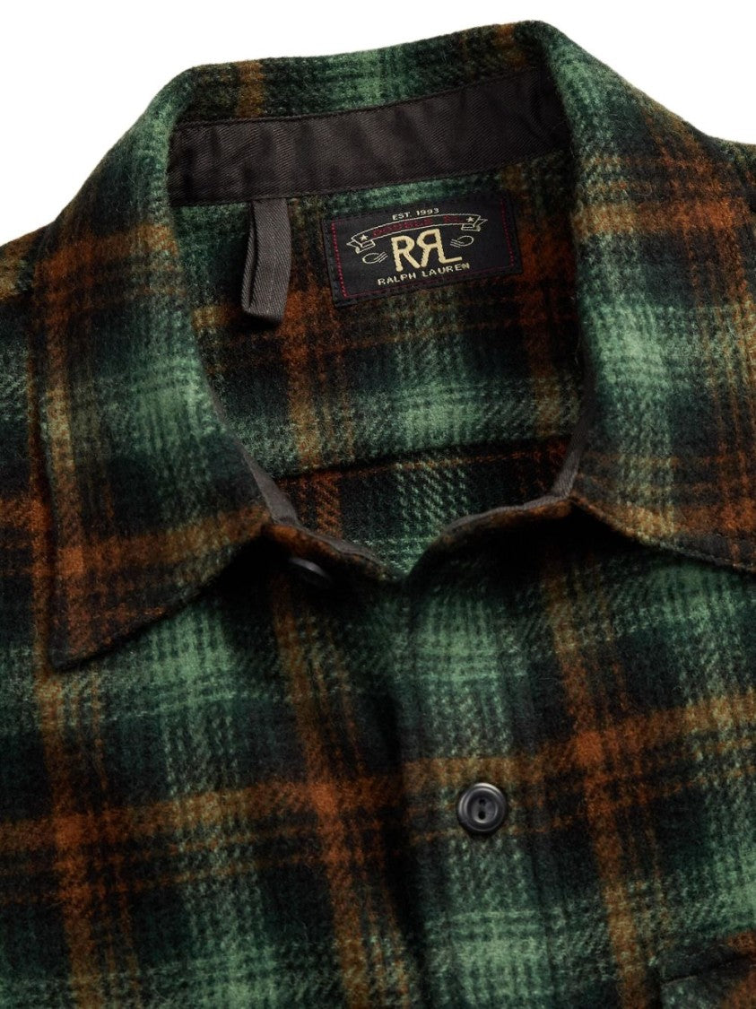 Polo Ralph Lauren All-Over Check Pattern Wool Ralph Lauren Rrl Shirt