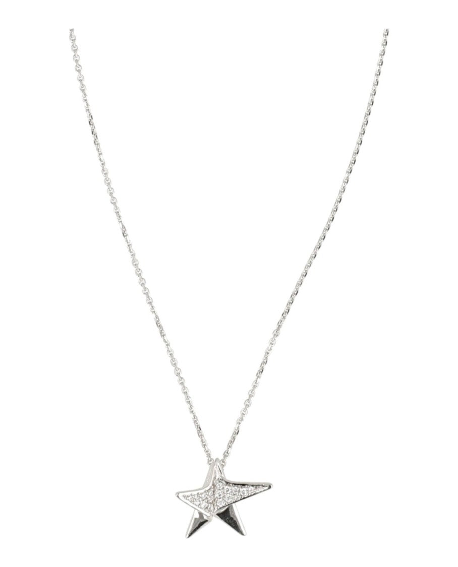 Ferragamo Crystal Embellished Star Necklace