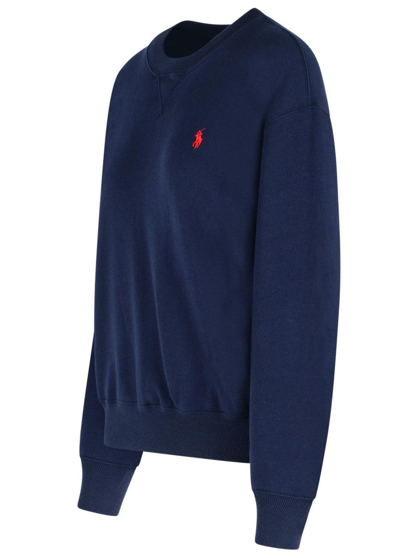 Polo Ralph Lauren Navy Cotton Blend Sweatshirt