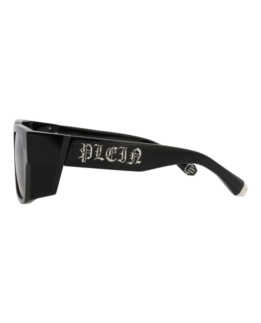 Philipp Plein Square-Frame Sunglasses With Stainless Steel Accents