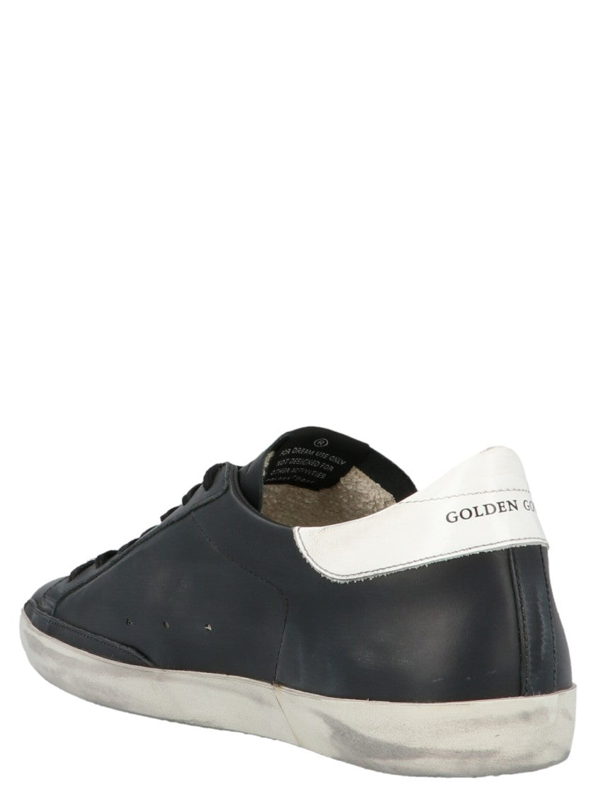 Golden Goose ‘Superstar’ Vintage Effect Leather Sneakers