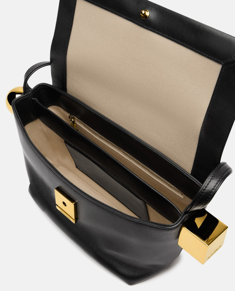 Jacquemus Le Rond Carre Leather Shoulder Bag