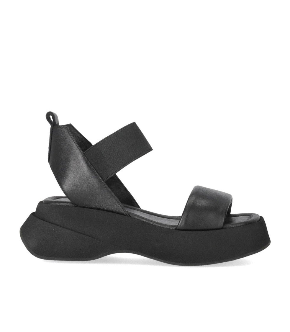 Elena Iachi Lena Black Platform Sandal