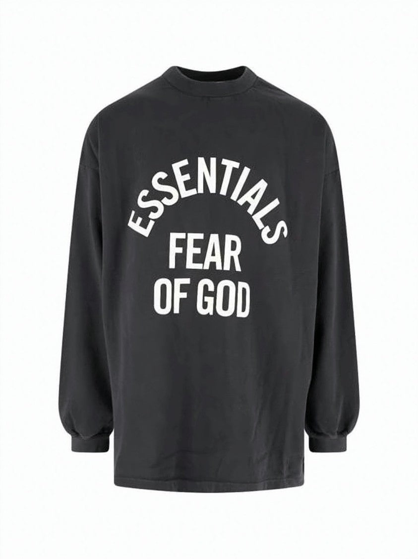 Fear Of God Relaxed Fit Long-Sleeve T-Shirt With Gathered Cuffs