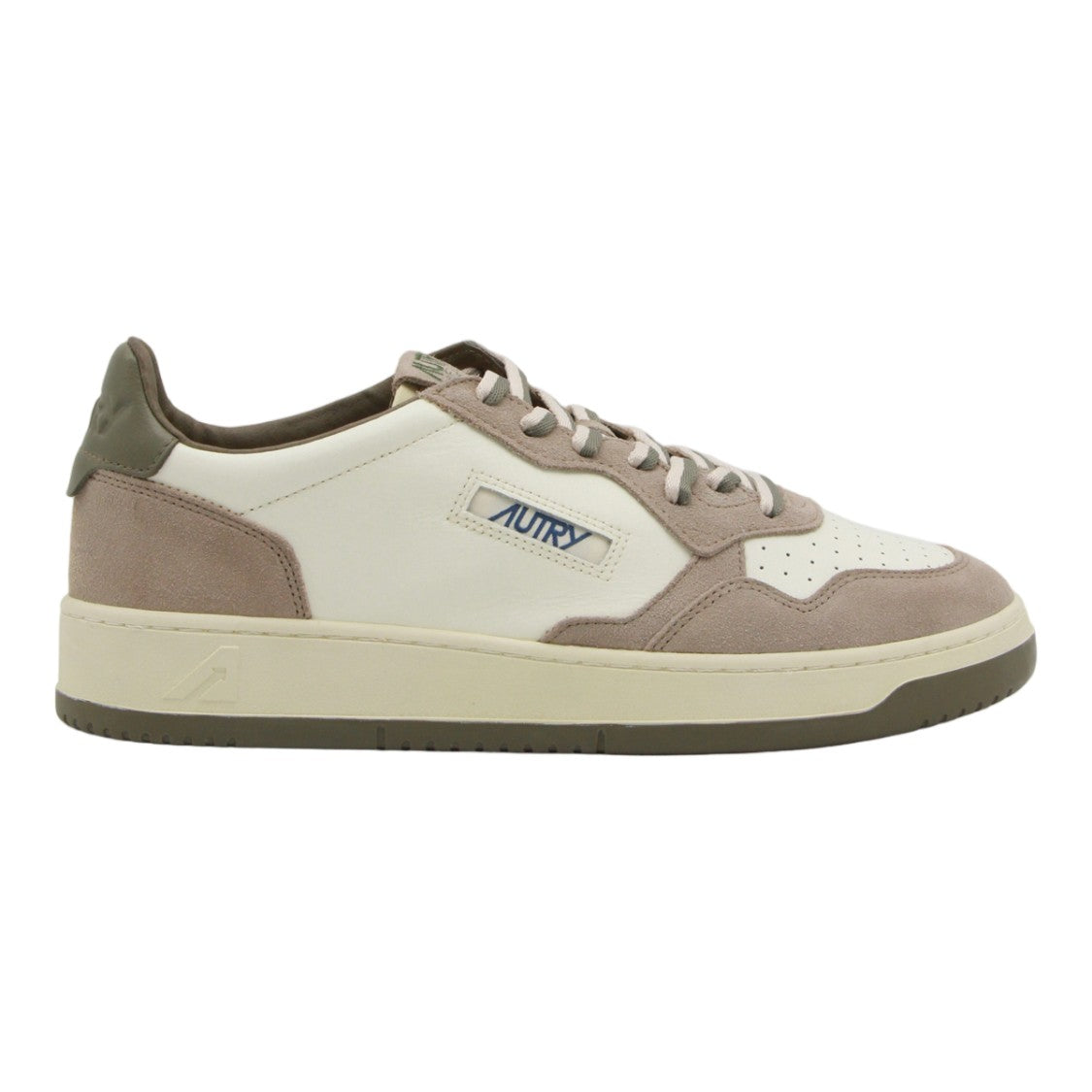 Autry Low-Top Sneakers With Suede And Smooth Textures