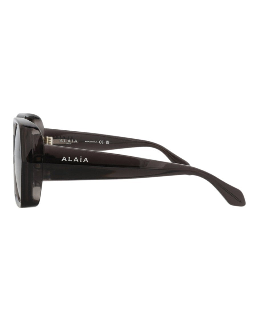 Alaïa Square-Frame Recycled Acetate Sunglasses