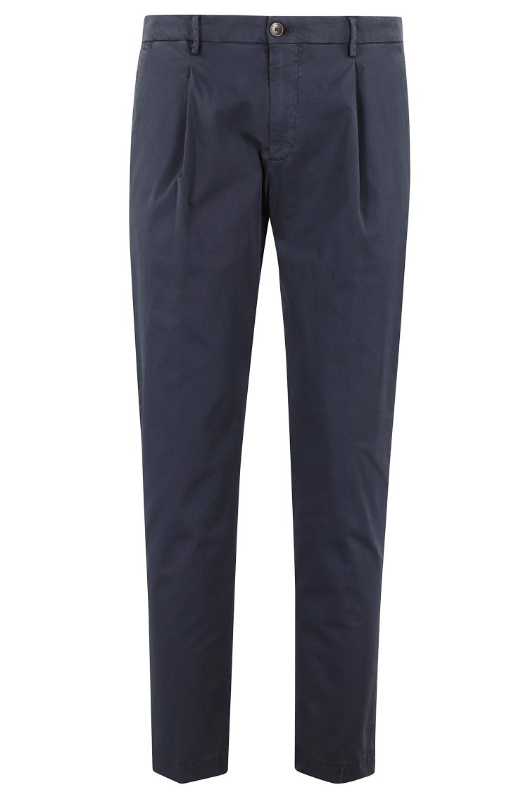 Briglia Tapered Tiberio Cotton Stretch Trousers