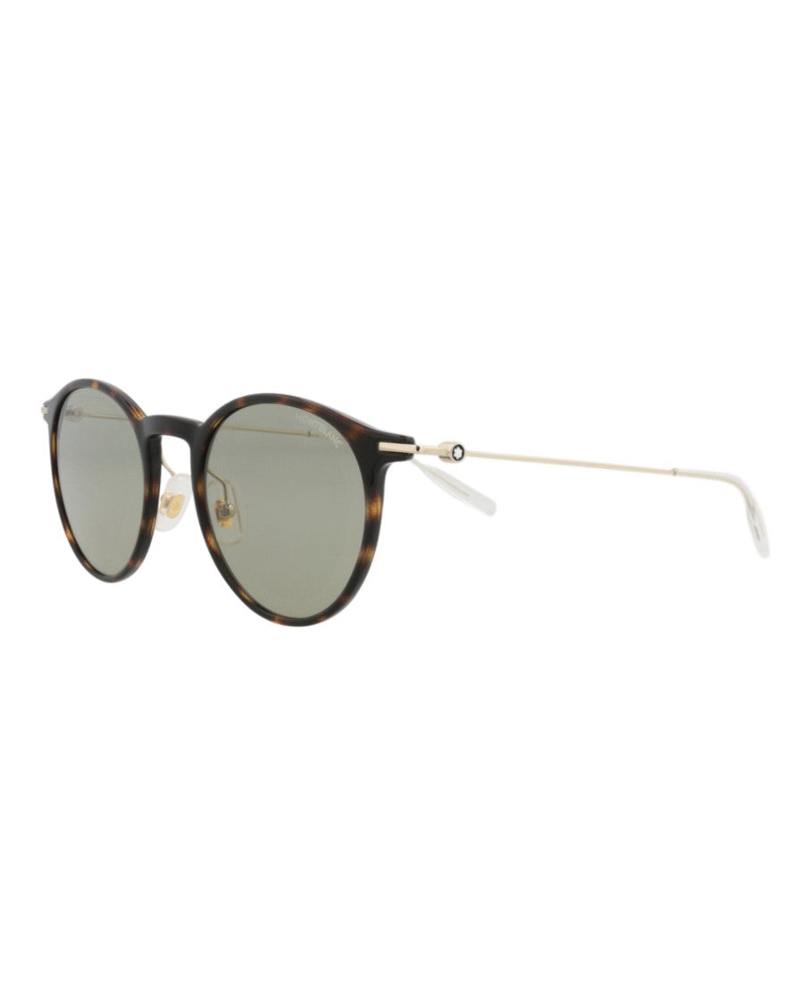 Montblanc Round-Frame Injection Sunglasses