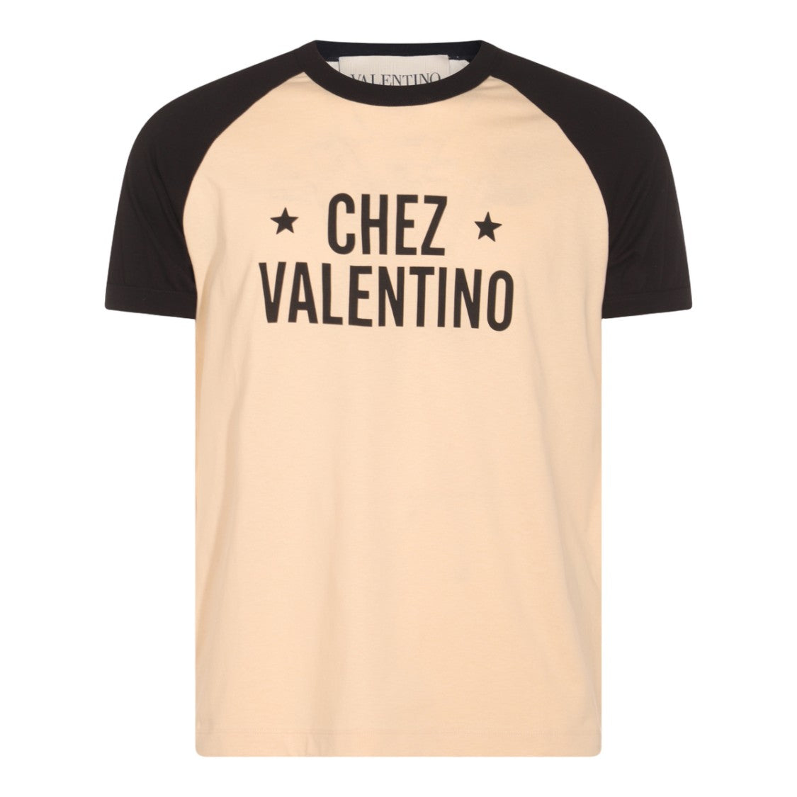 Valentino Short-Sleeve Raglan T-Shirt With Bold Graphic Print