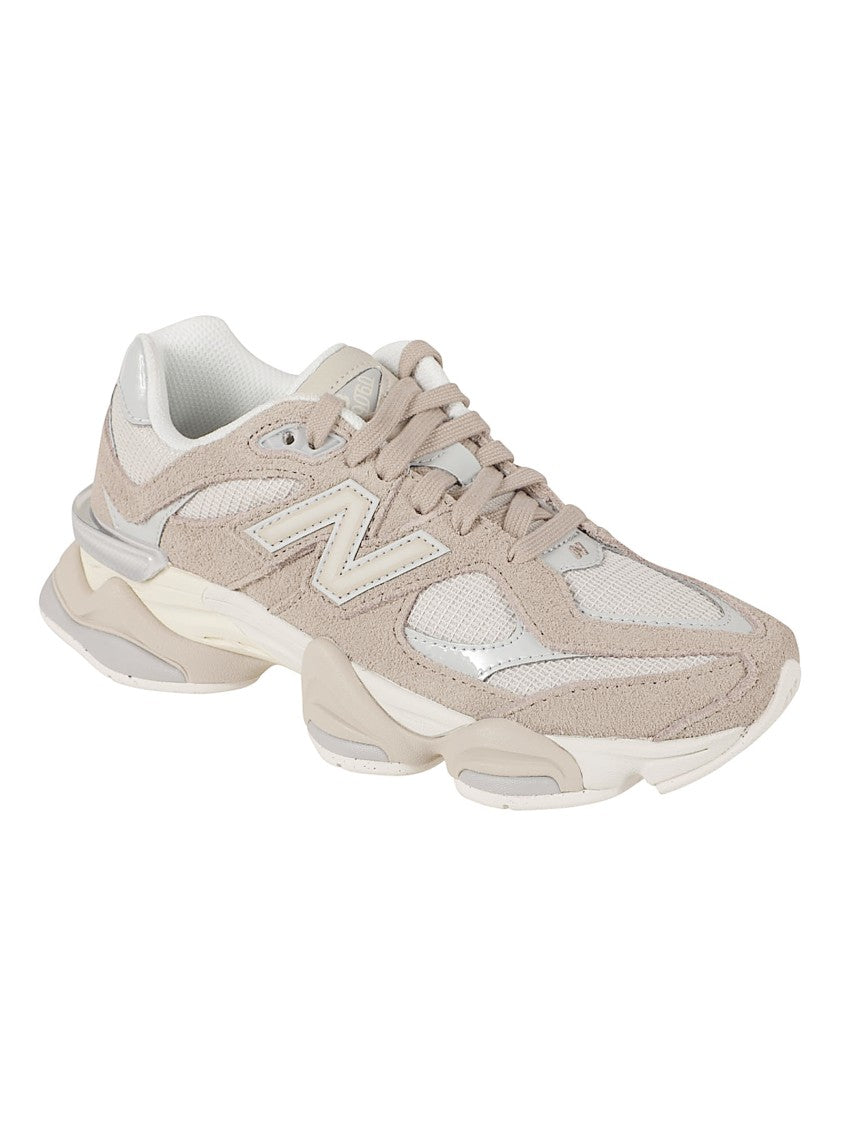New Balance Layered Suede And Mesh Sneakers With Chunky Sole