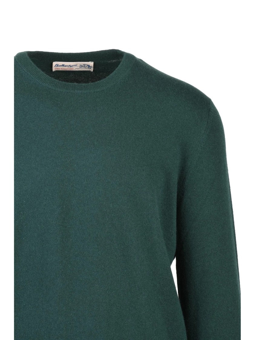 Ballantyne Cashmere Crew Neck Sweater With Impeccable Finish