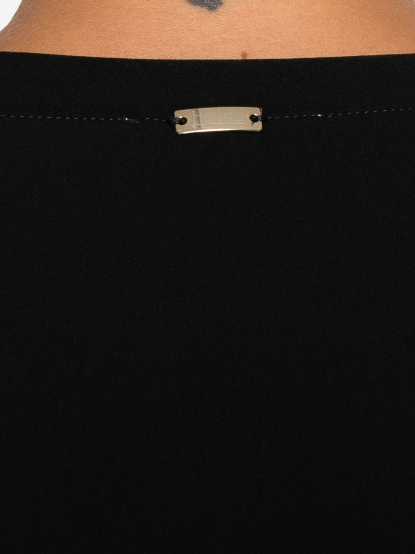 Herno Jersey Blouse With Grosgrain Drawstring