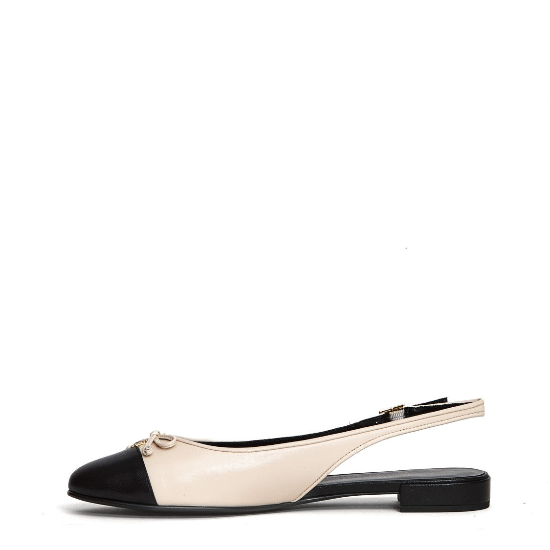Tory Burch Pointed-Toe Slingback With Contrasting Design