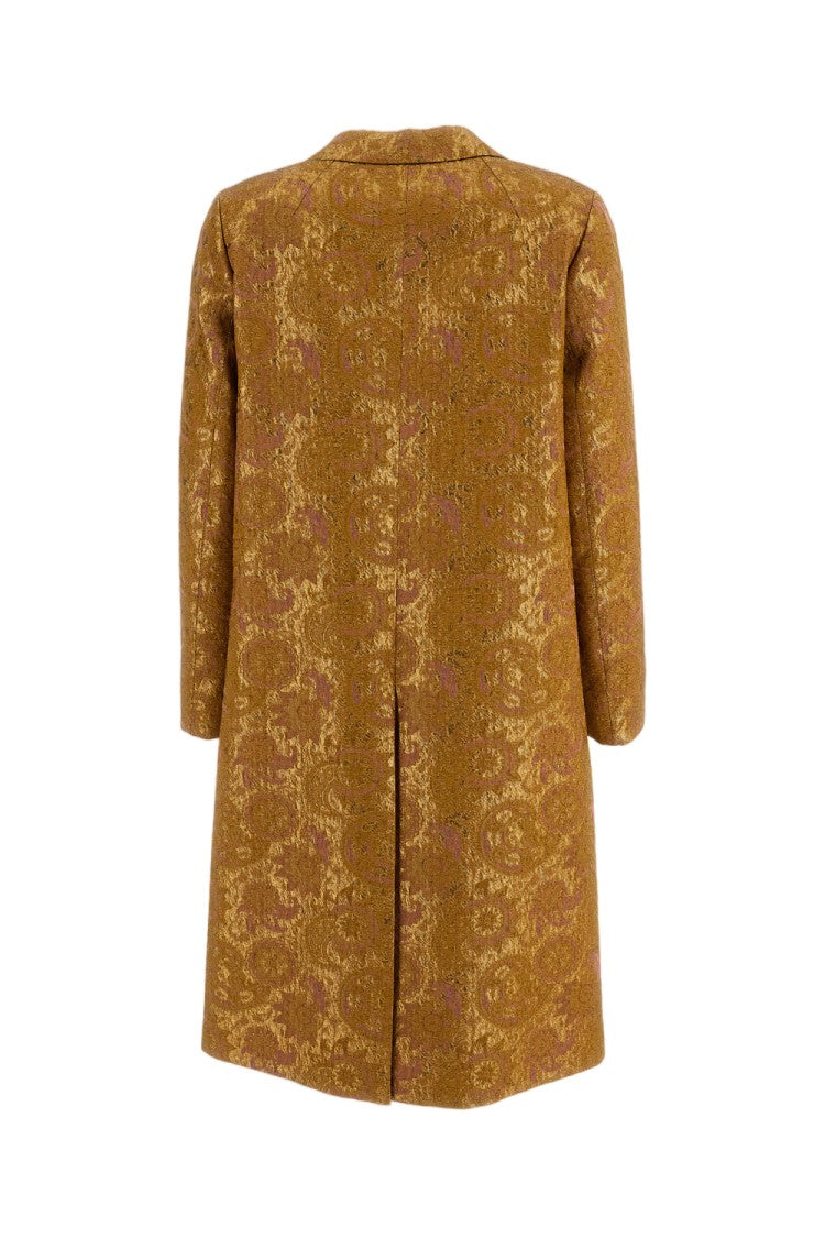 Dries Van Noten Paisley Jacquard Tailored Single-Breasted Coat