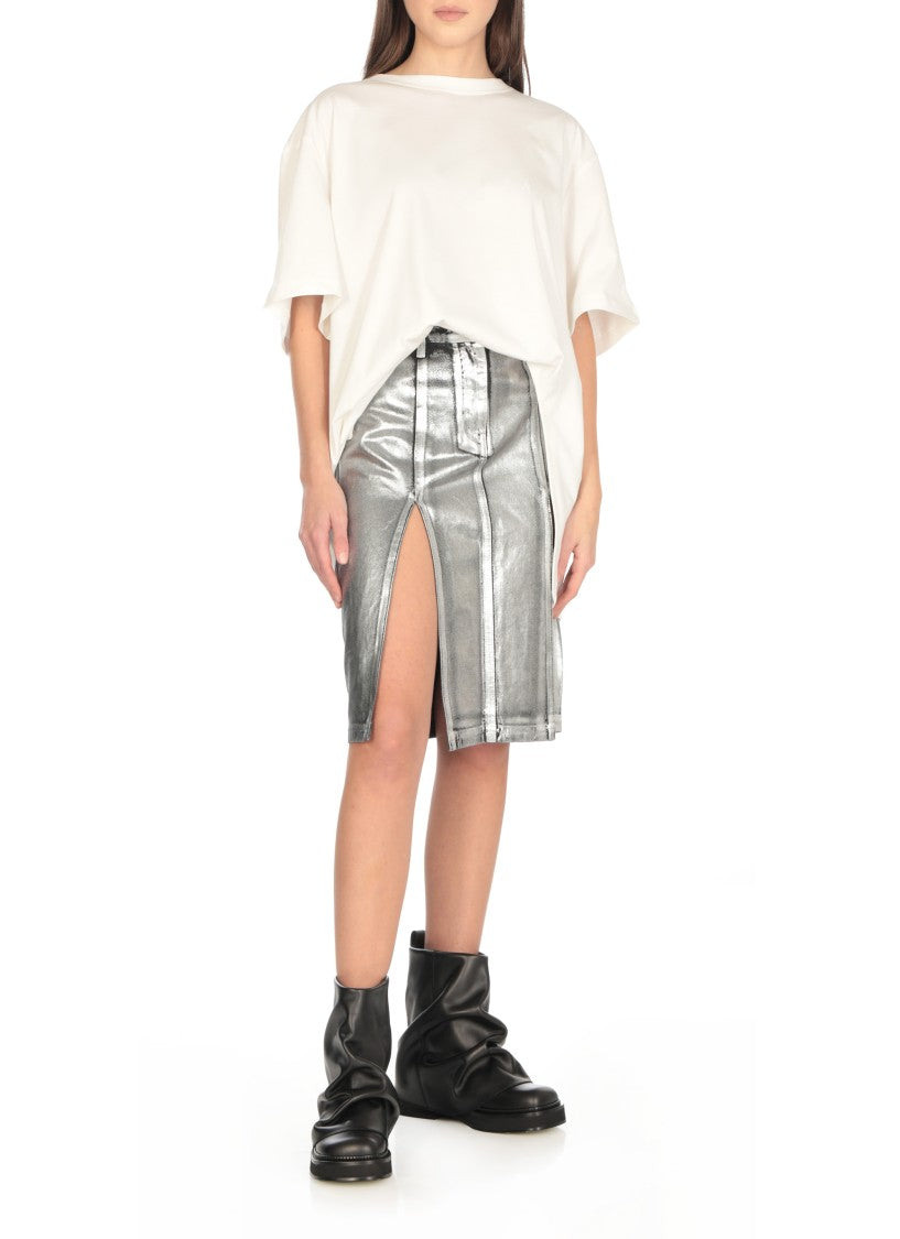 The Attico Black Leather Boots