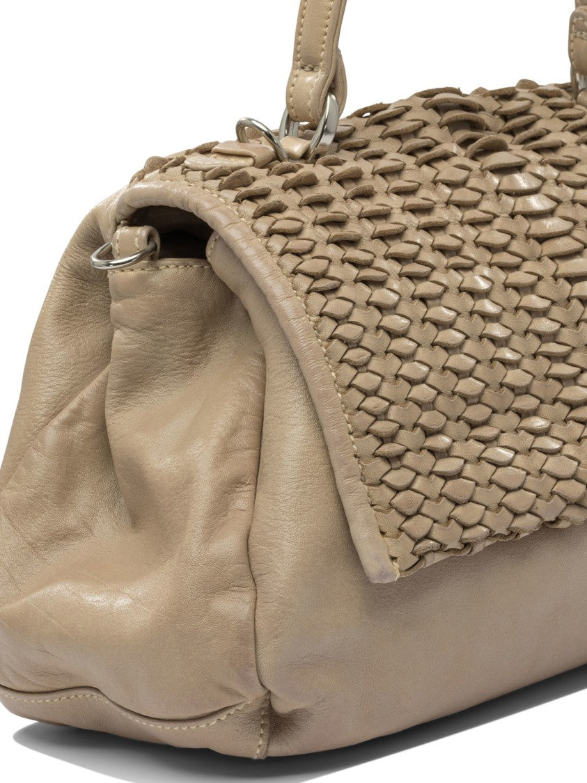 Giancarlo Nevola Beige Leather Shoulder Bag