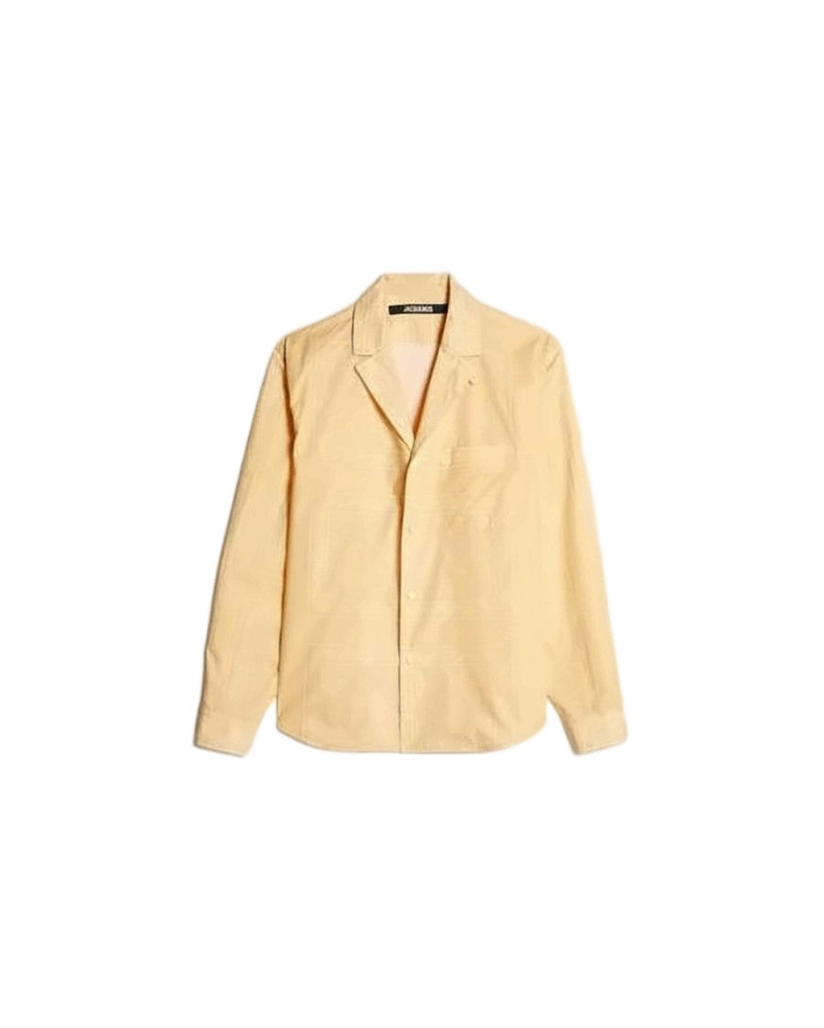 Jacquemus Relaxed Fit Long-Sleeve Shirt With Textured Pattern
