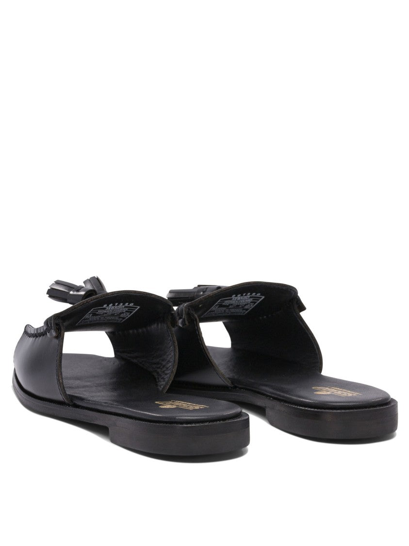 Sebago Leather Open-Toe Sandals With Braided Detailing