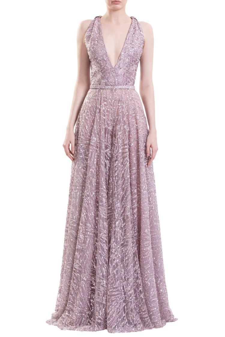 Saiid Kobeisy Brocade Dress