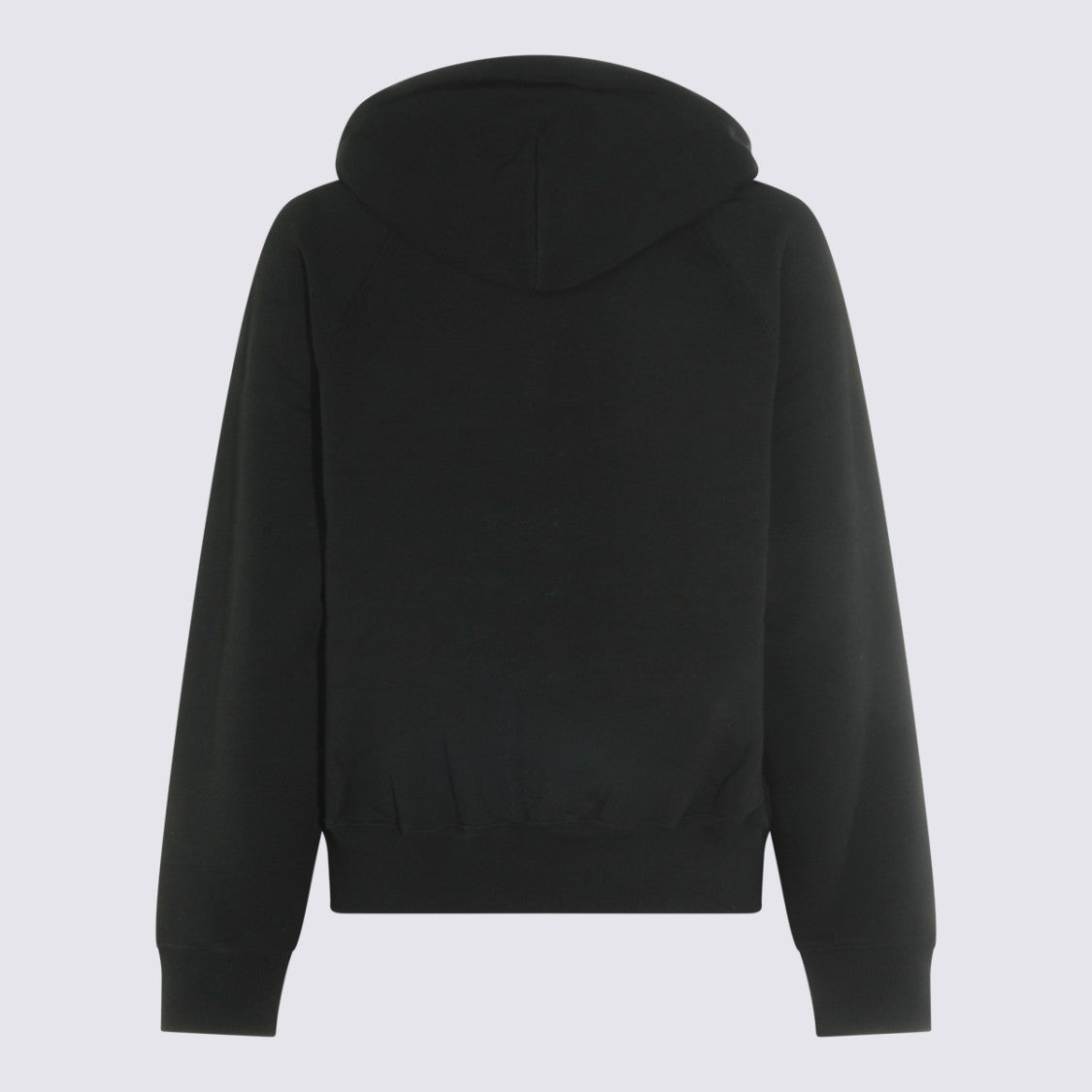 Polo Ralph Lauren Classic Black Hoodie With Embroidered Logo And Ribbed Details