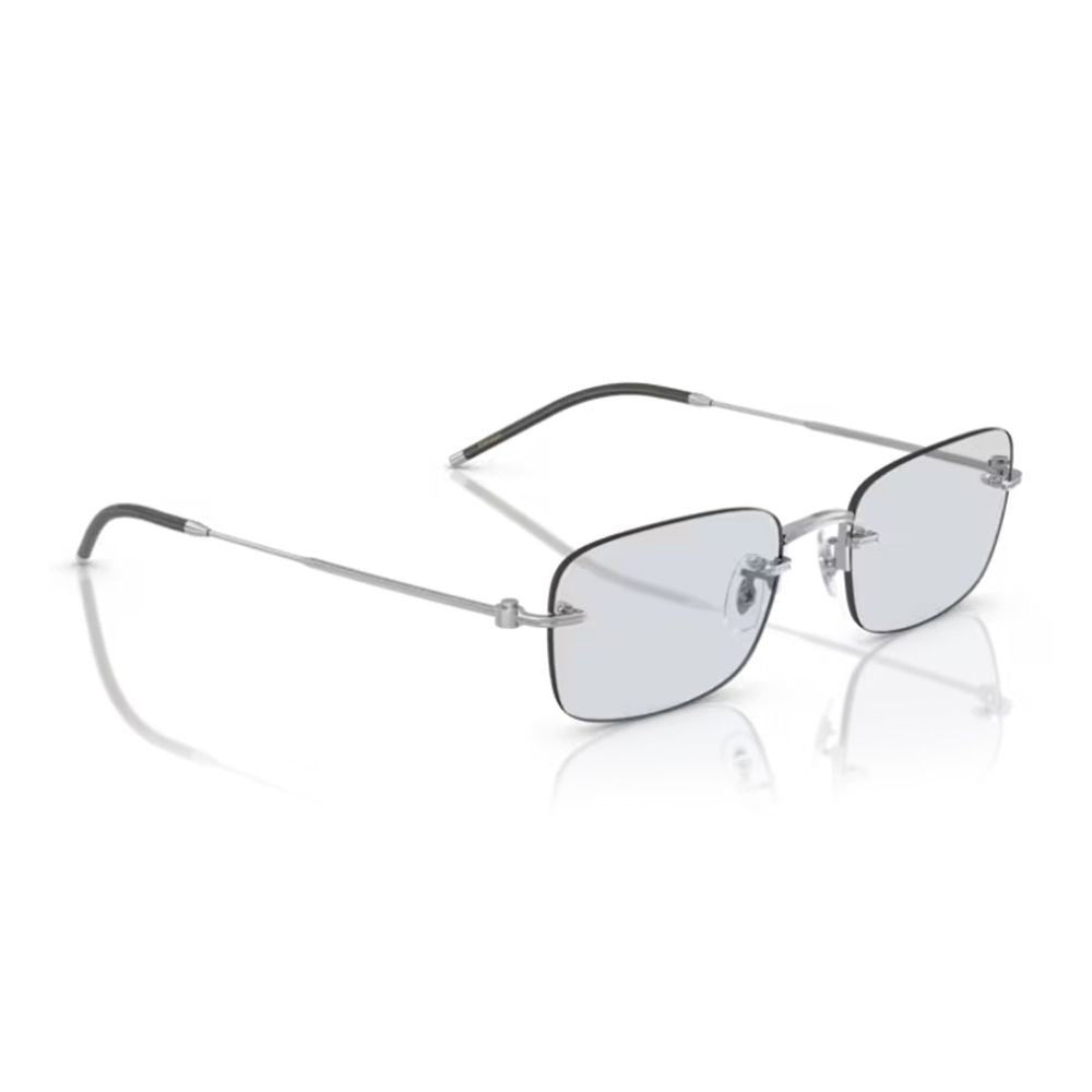 Oliver Peoples Ov1359t Tk-10 Rimless Rectangular Titanium Eyeglasses