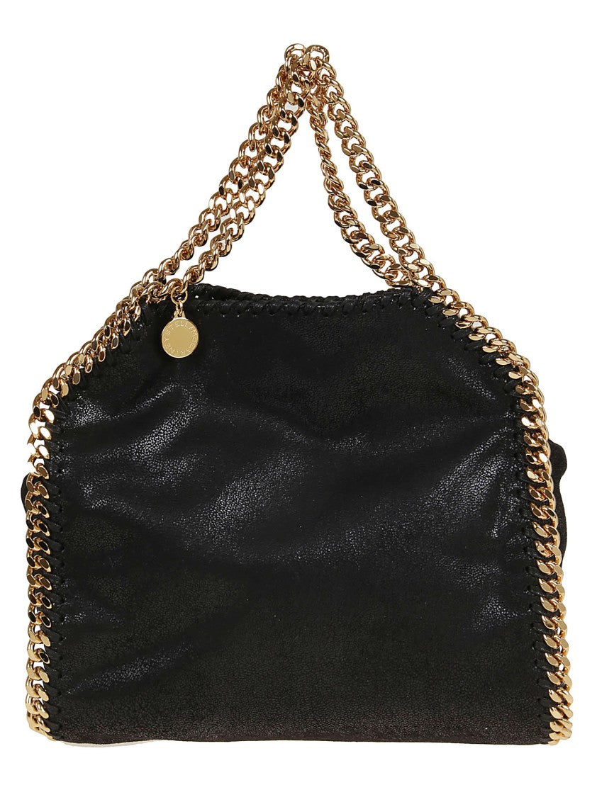 Stella Mccartney Falabella Mini Tote With Gold Chain Trim