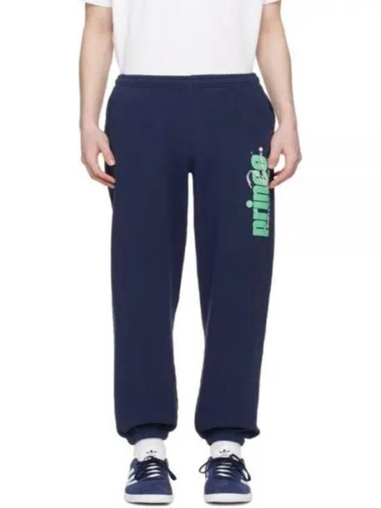 Sporty And Rich Relaxed Fit Jogger Pants With Bold Graphic Print