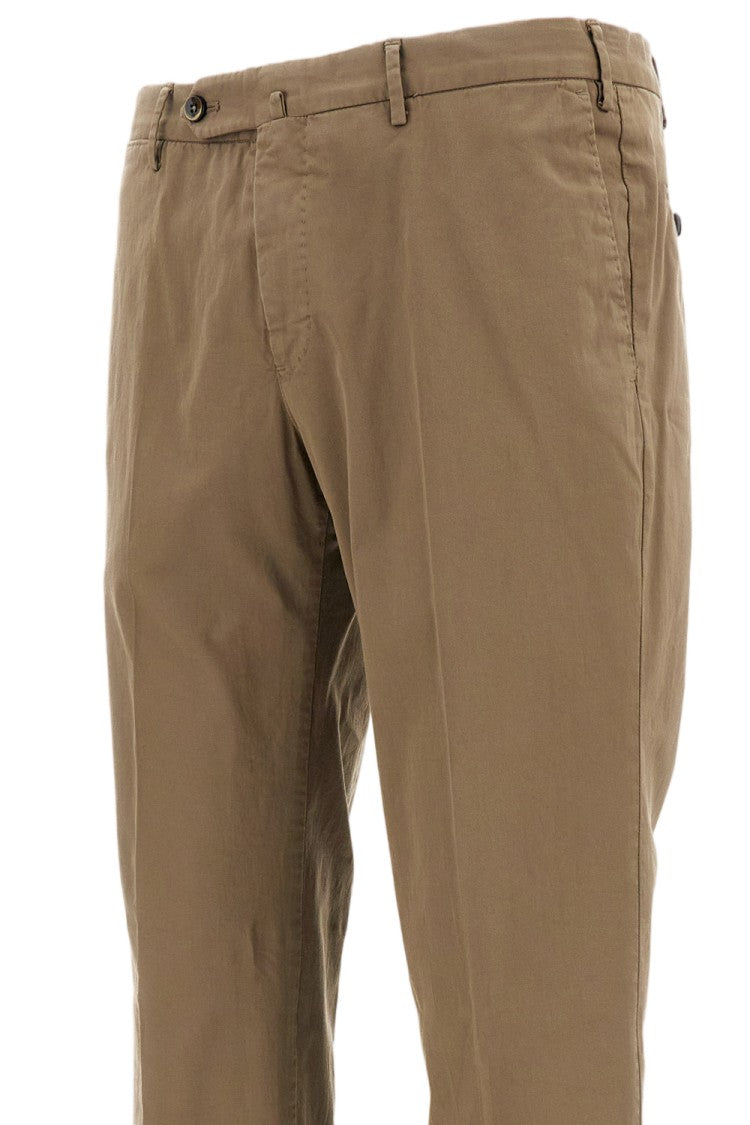 Pt01 Slim-Fit Stretch Gabardine Trousers With Tailored Design