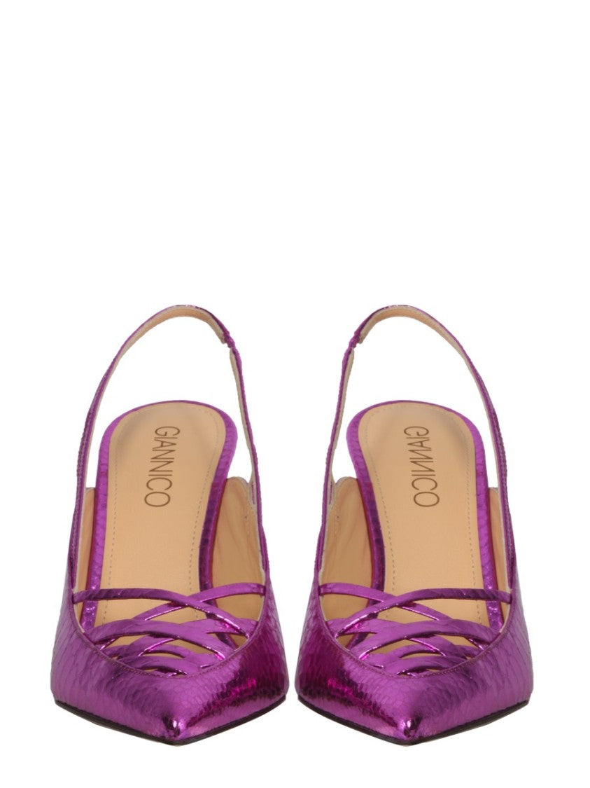 Giannico Leather High Heel Pumps