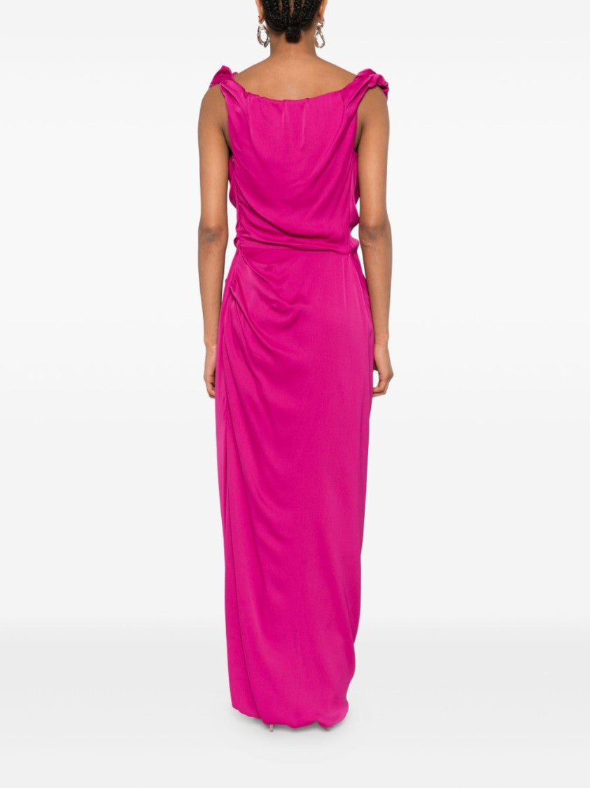 Vivienne Westwood Long Fuchsia Maxi Dress