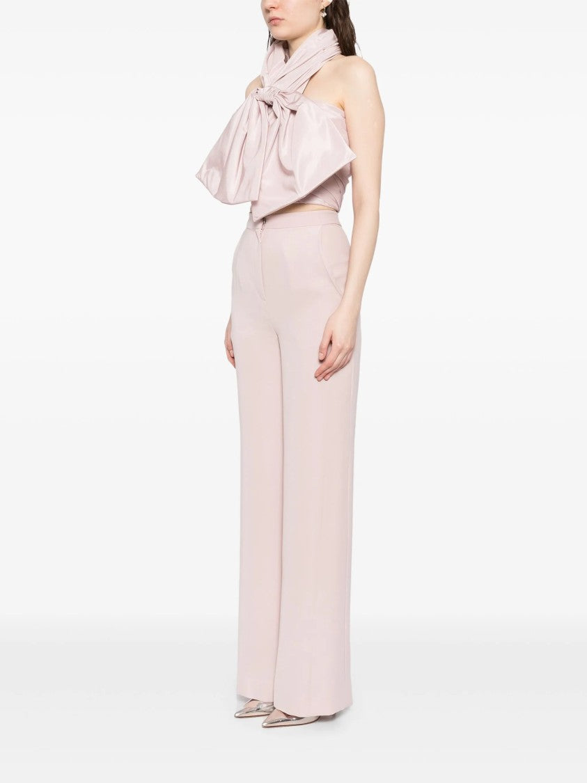 Saiid Kobeisy Strapless Draped Bow Set
