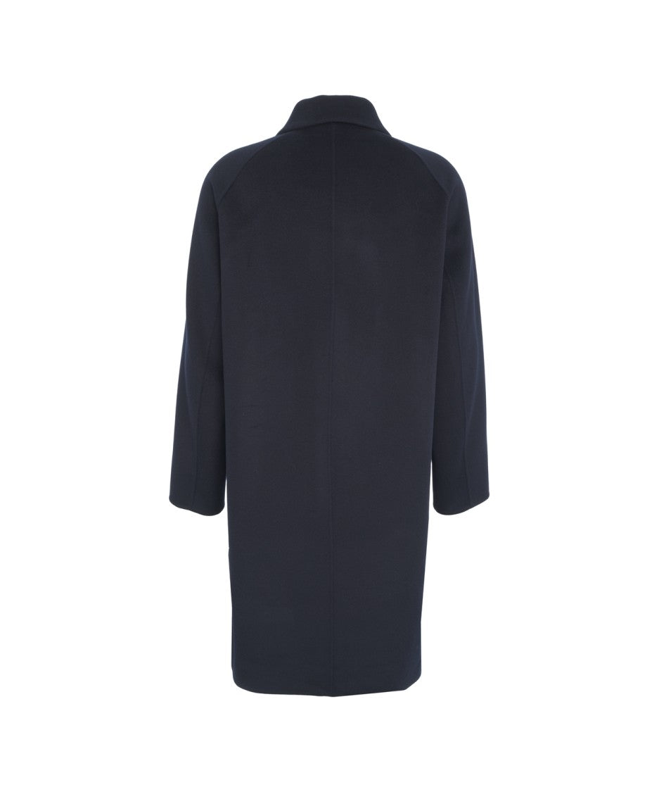 Grifoni Blue Tailored Wool Blend Grifoni Coat