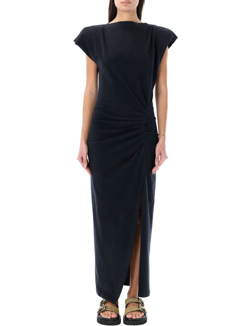 Isabel Marant Étoile Nadela Cotton Draped Maxi Dress