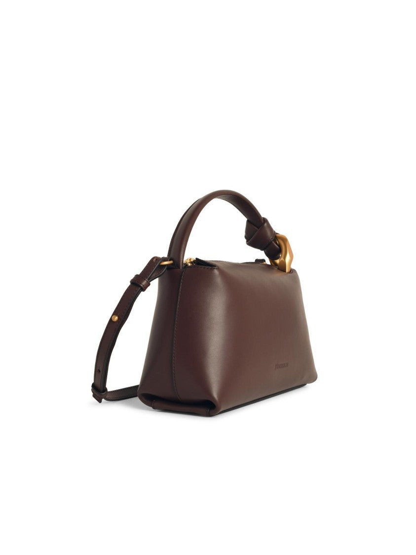 J. W. Anderson 'Corner' Small Brown Leather Bag
