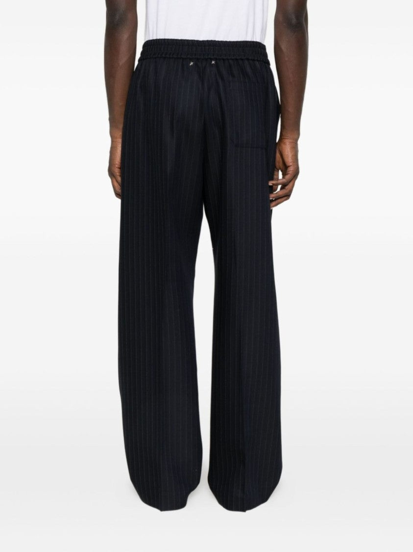Golden Goose Journey's Wide Jogging Pant Pinstripe