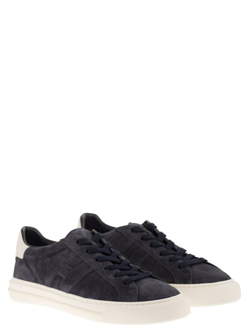Hogan Rebel Black Suede Trainers