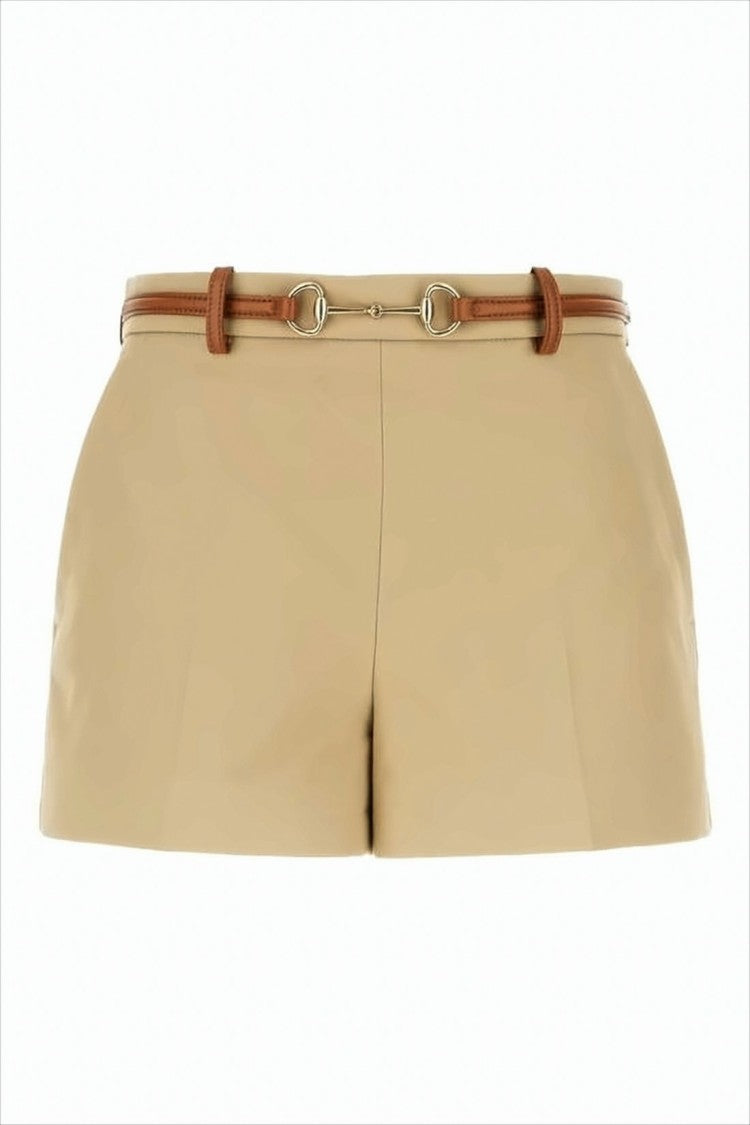 Gucci Tailored Beige Cotton Shorts