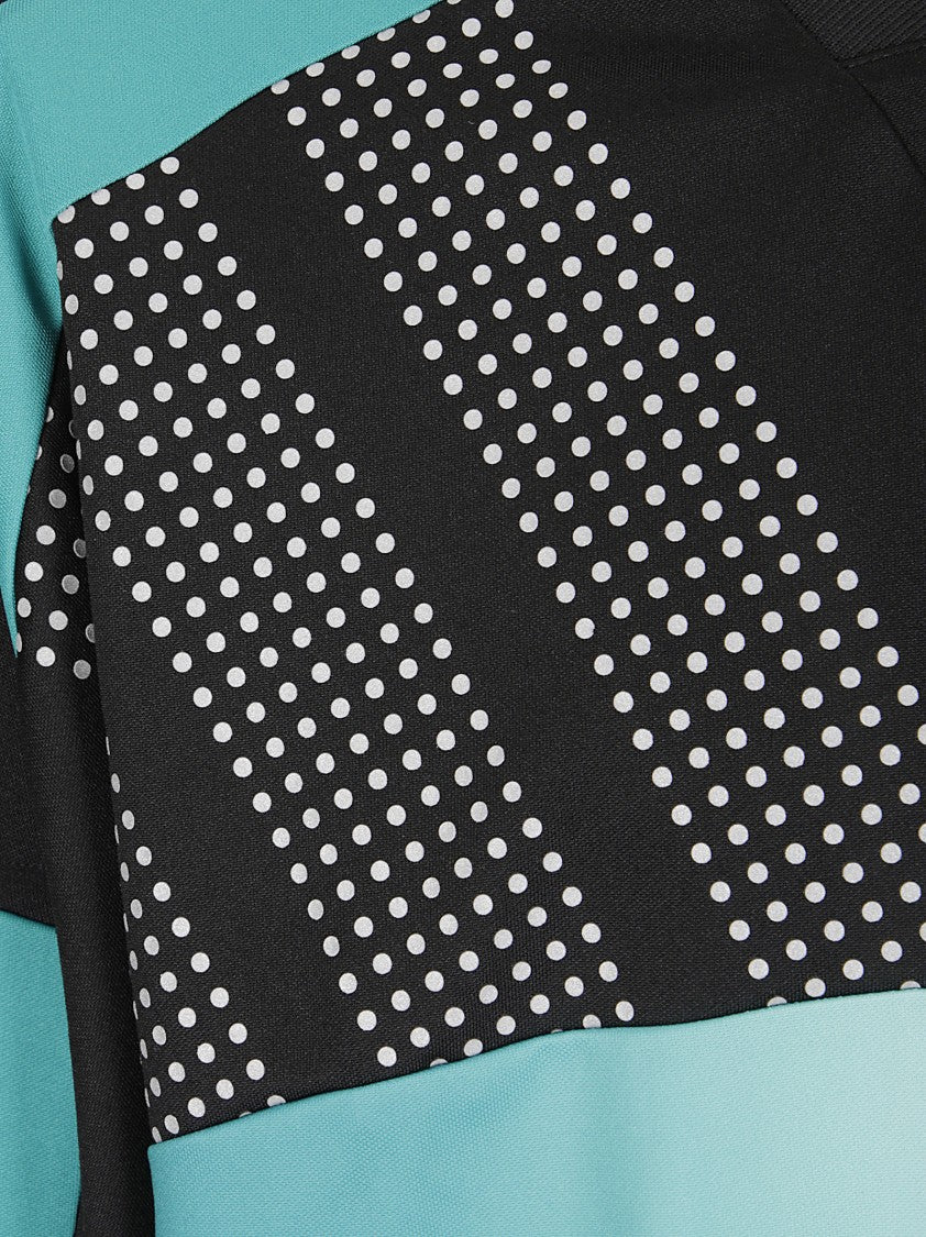 Adidas Originals Relaxed-Fit Teal Sweatshirt With Ribbed V-Neck