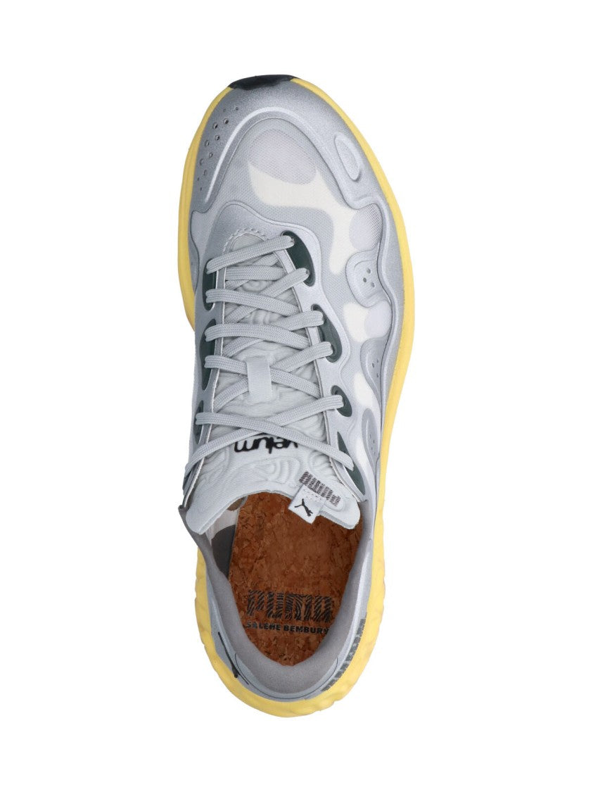 Puma Grey Velum 2 Nitro Textured Sole Fabric Sneakers