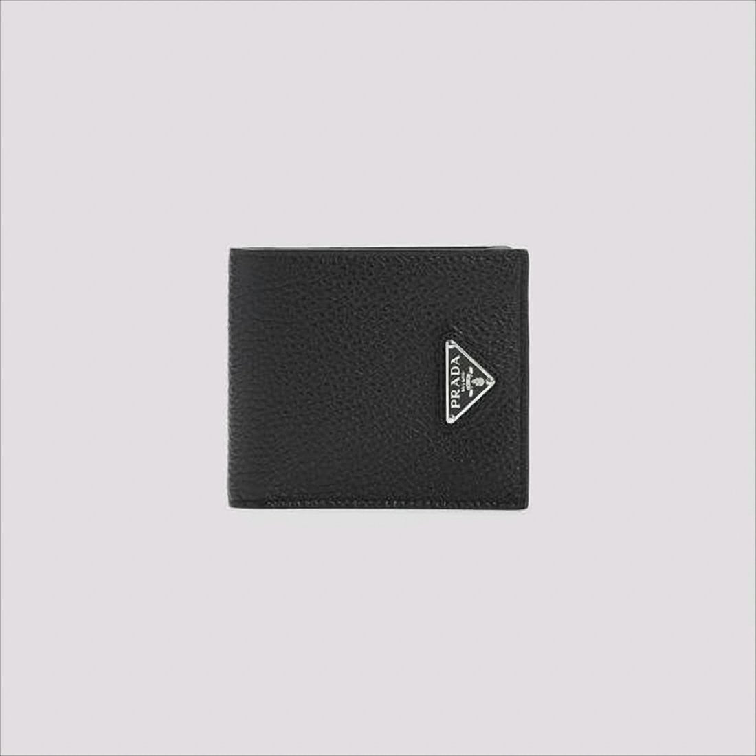 Prada Textured Calf Leather Bifold Wallet