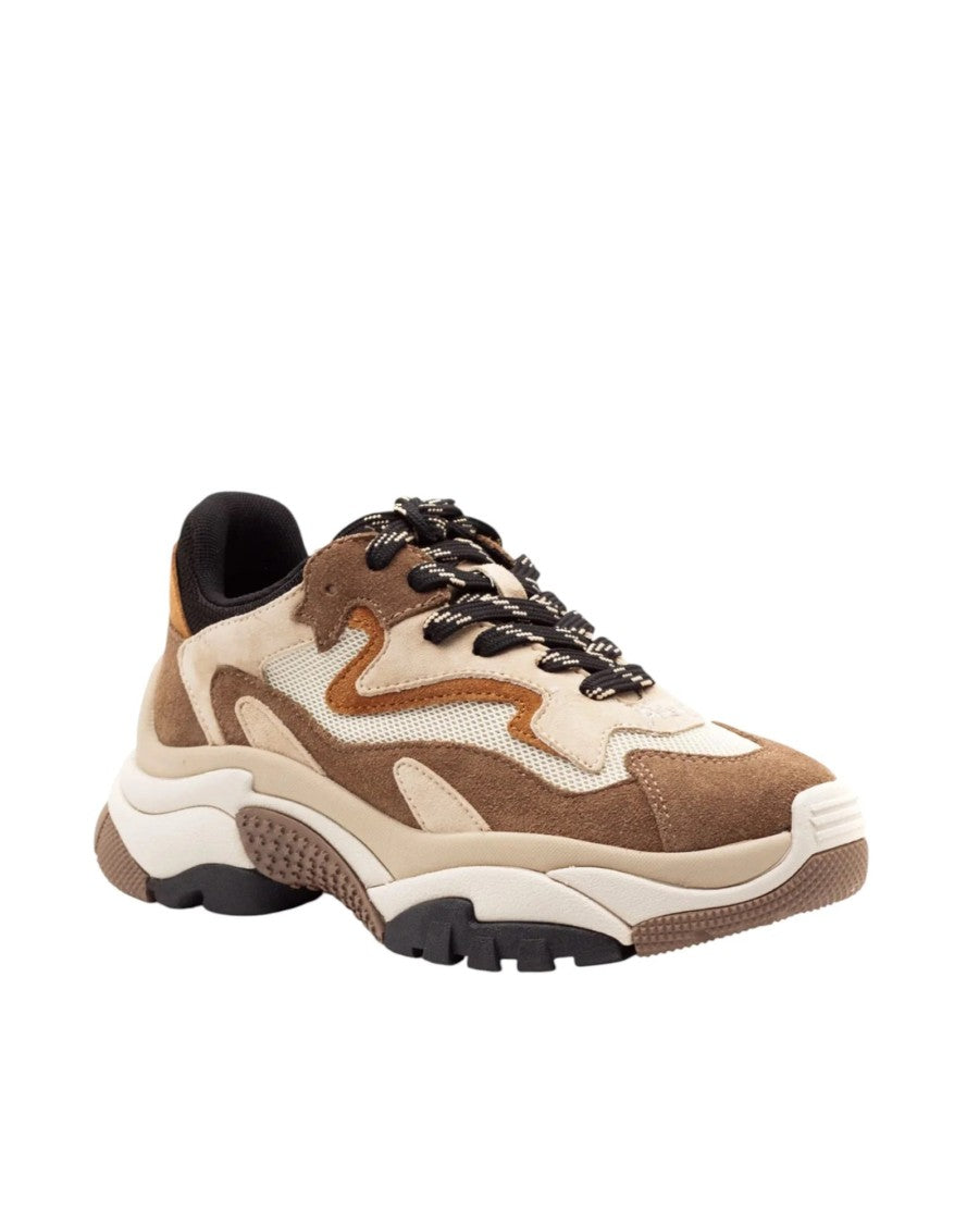 Ash Brown Chunky Oversized Rubber Sole Sneakers