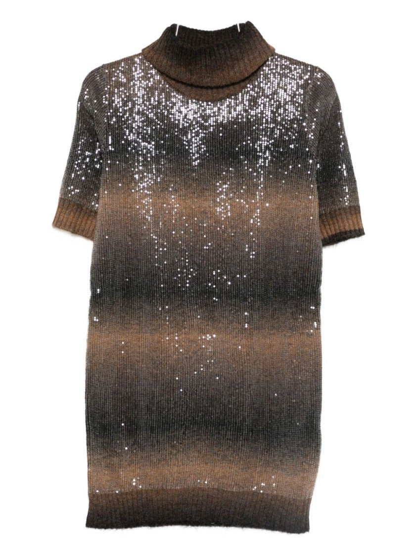 Liu Jo Gradient Sequin Knit Top