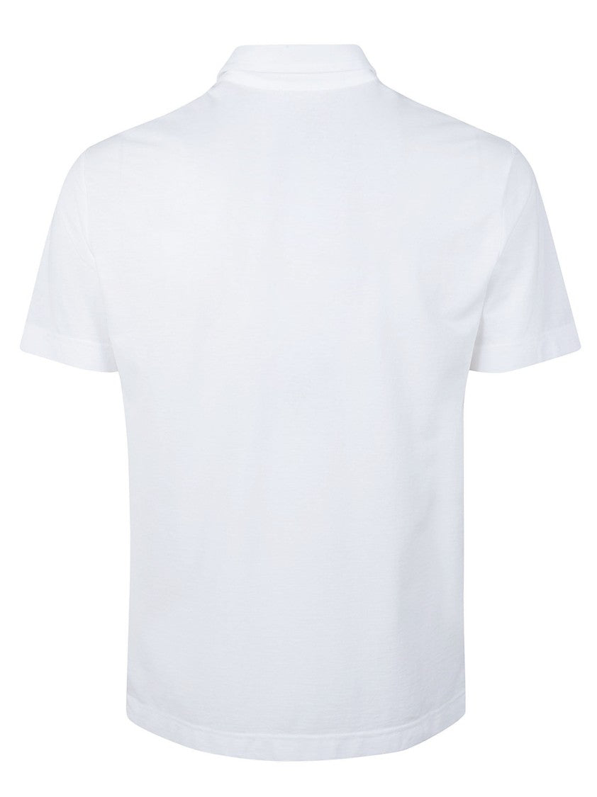 Zanone Short-Sleeved Polo Shirt With Traditional Collar