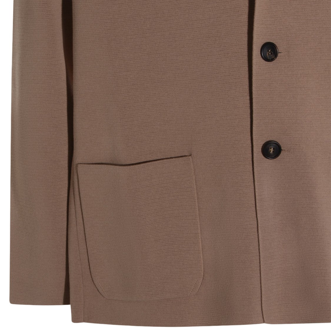 Malo Classic Tailored Brown Blazer With Notched Lapel