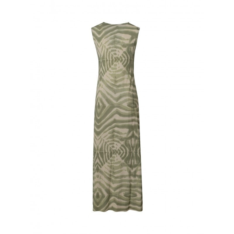 One Ff-0030-0130 Multicolor Viscose Long Dress
