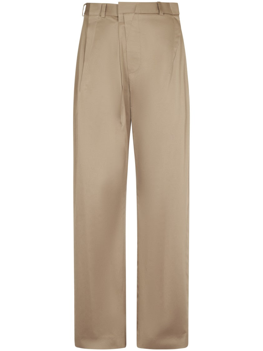 Mm6 By Maison Margiela Relaxed-Fit Trousers With High Waist
